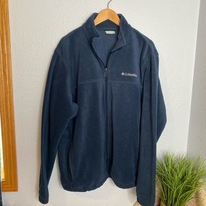 Columbia full zip blue women’s fleece size XL